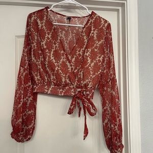 Long sleeve blouse
